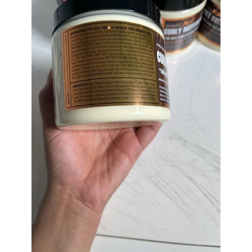 Miss Jessie's Curly Buttercreme 16oz | Curl Moisturizer | Frizz Control Cream